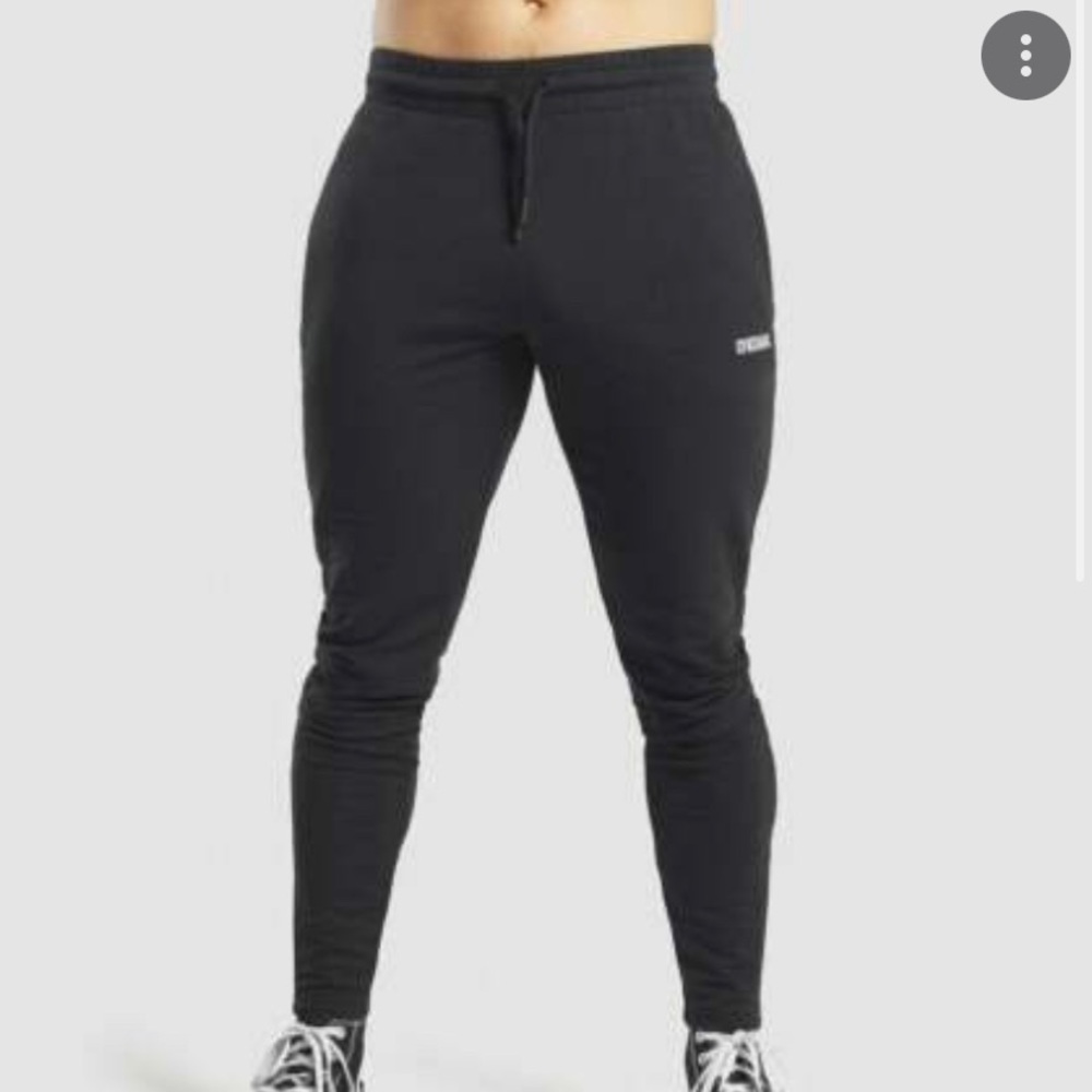 Men Gymshark Fit Tapered Joggers - Black